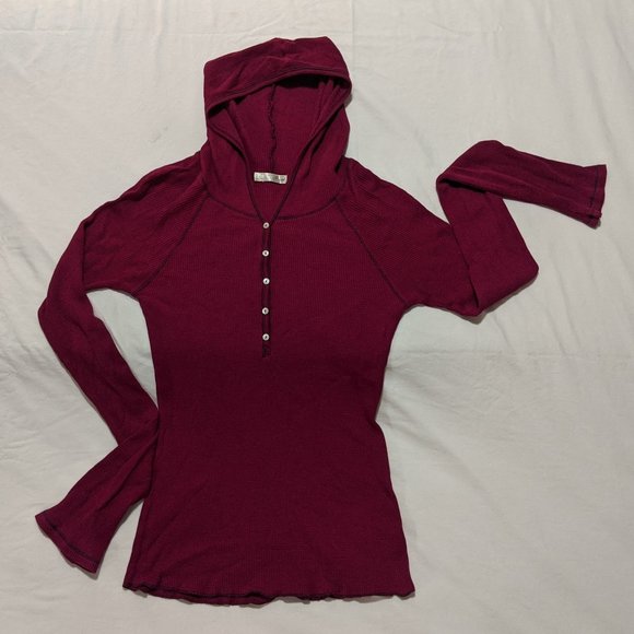 Old Navy "Perfect Fit" Thermal Hoodie - Picture 1 of 7